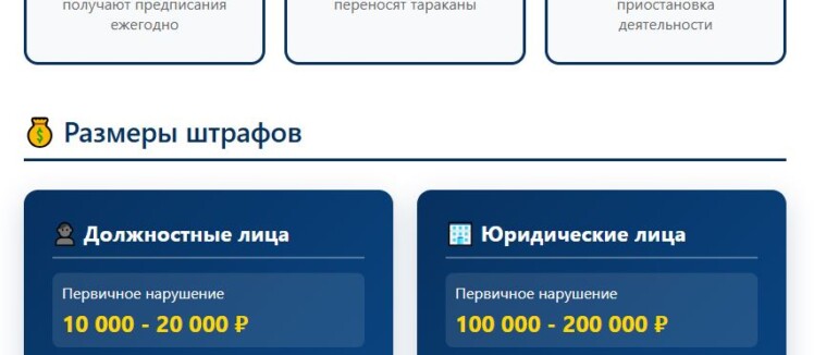Как избавиться от тараканов в учебных заведениях. Статистика штрафов и наказаний