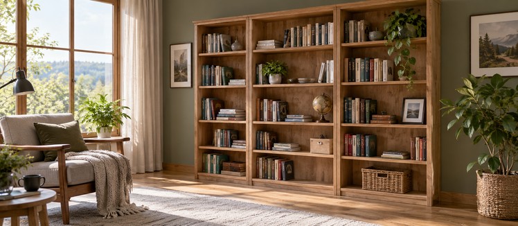 Качественный книжный шкаф своими руками